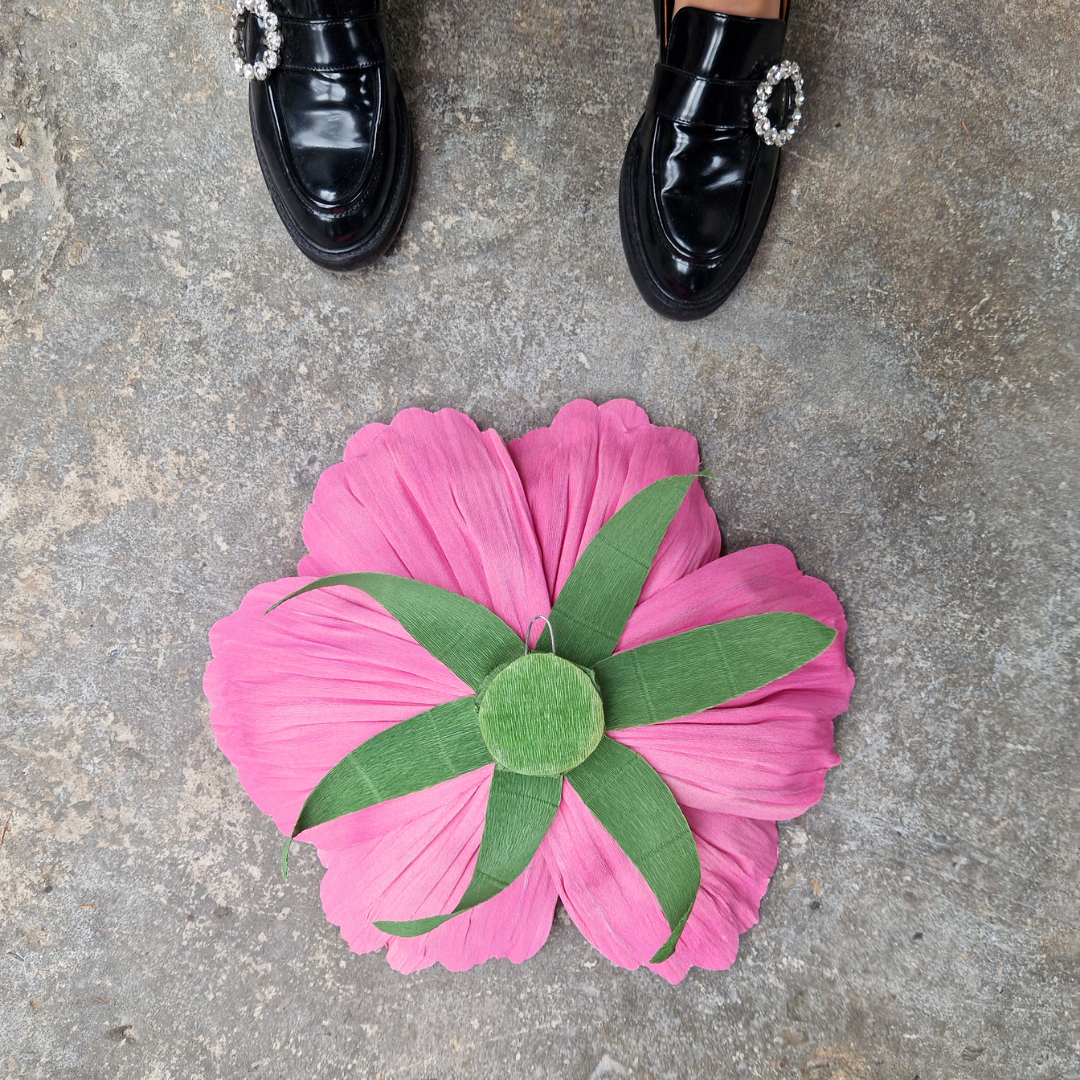 Vægblomst - pink